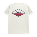 COLOR COMMUNICATIONS T-SHIRT カラーコミュニケーションズ Tシャツ DIAMOND INK 2 LIGHT BEIGE スケートボード スケボー