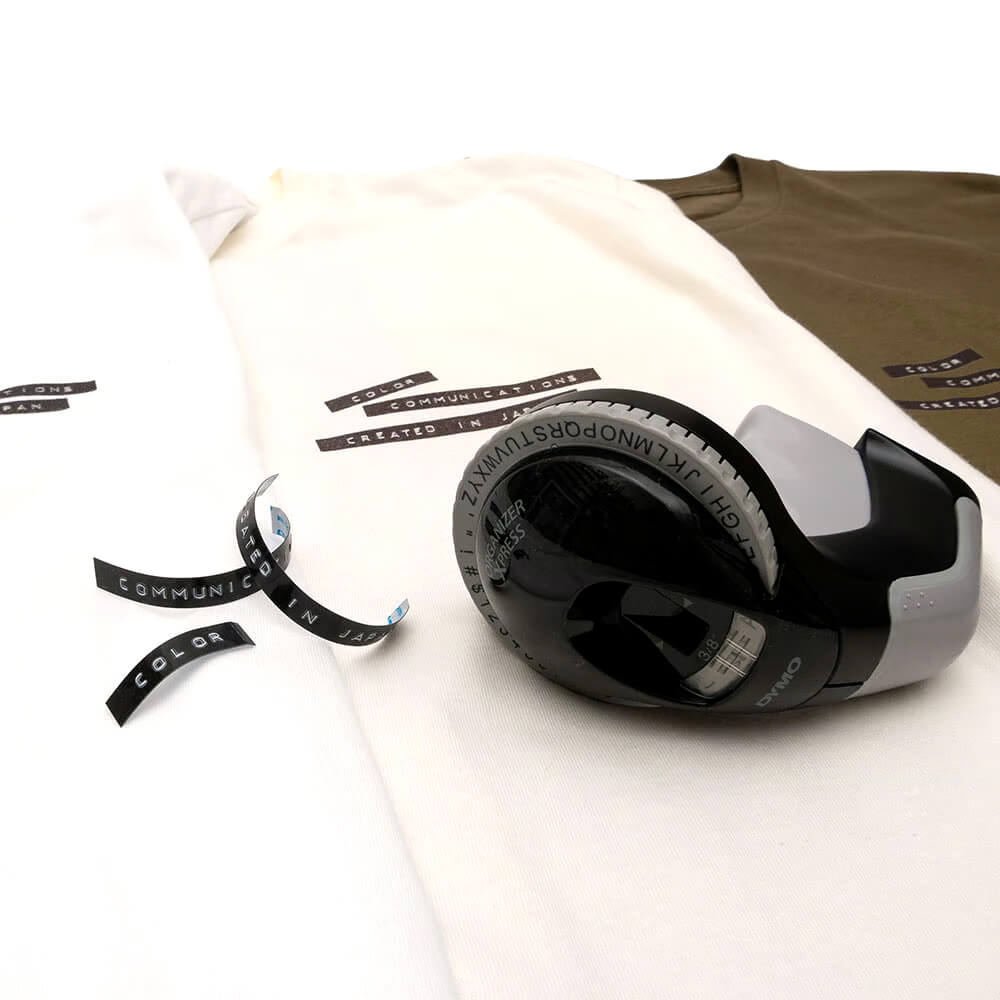 （セール）COLOR COMMUNICATIONS T-SHIRT カラーコミュニケーションズ Tシャツ EMBOSSING LABEL OLIVE スケートボード スケボー 3
