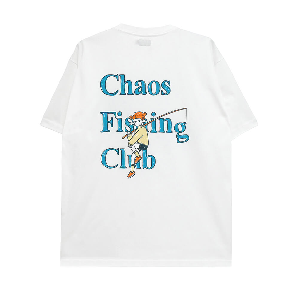 Rakuten - CHAOS FISHING CLUB T-SHIRT カオスフィッシングクラブ Tシャツ 2026 ONNA WHITE スケートボード スケボー