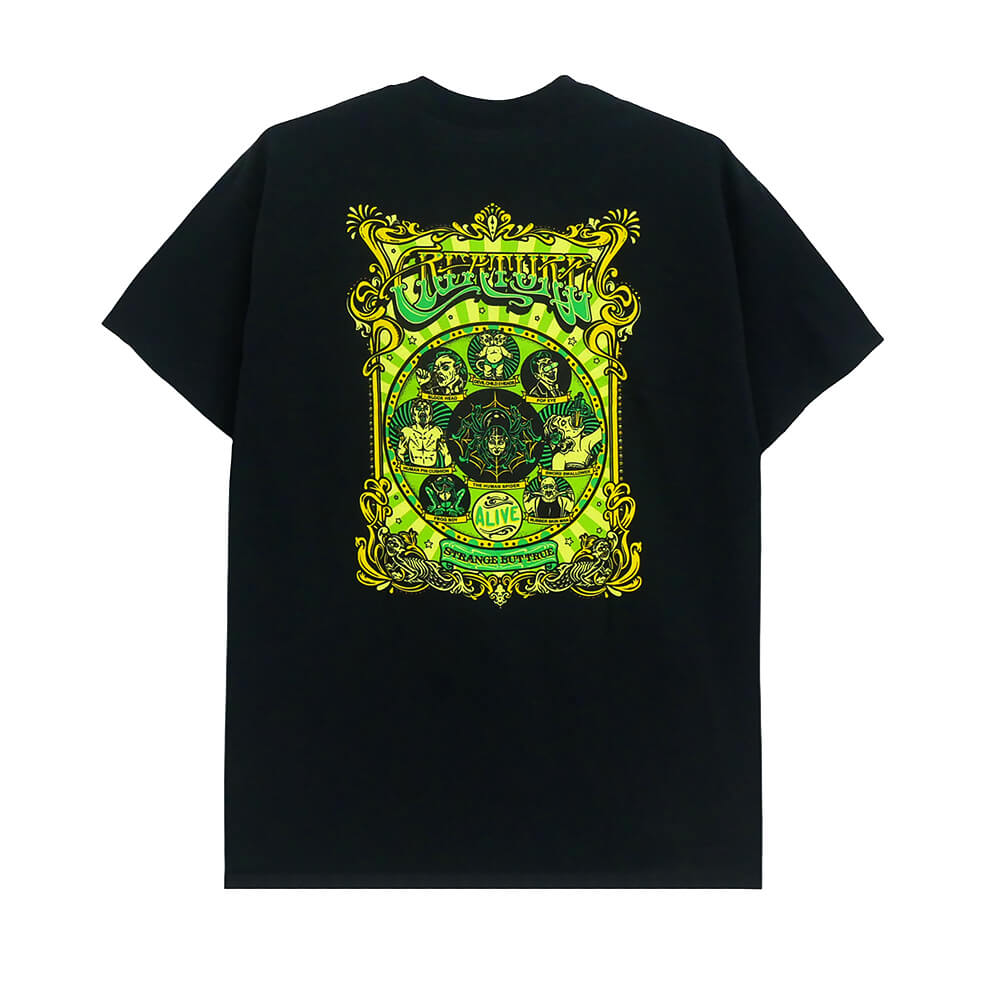 Rakuten - CREATURE T-SHIRT クリーチャー Tシャツ SIDE SHOW BLACK スケートボード スケボー