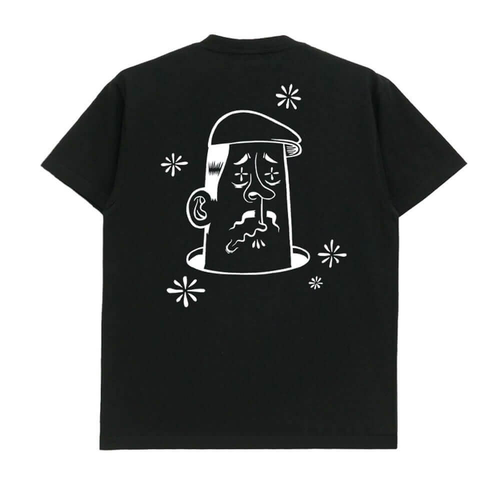 樂天商城 - CALIFORNIA STREET T-SHIRT カリフォルニアストリート Tシャツ HUNTING by ESOW BLACK スケートボード スケボー