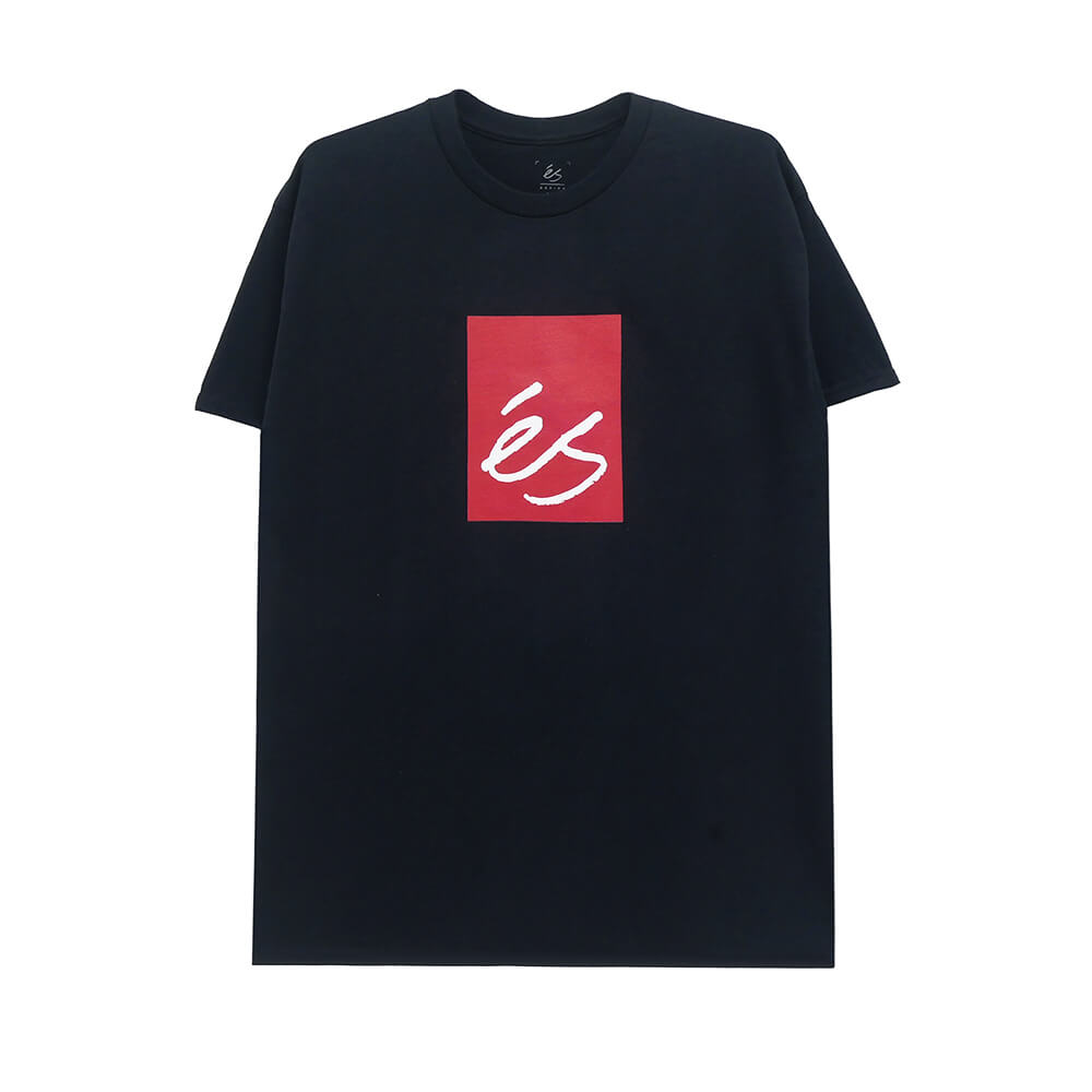Rakuten - ES T-SHIRT エス Tシャツ MAIN BLOCK BLACK スケートボード スケボー