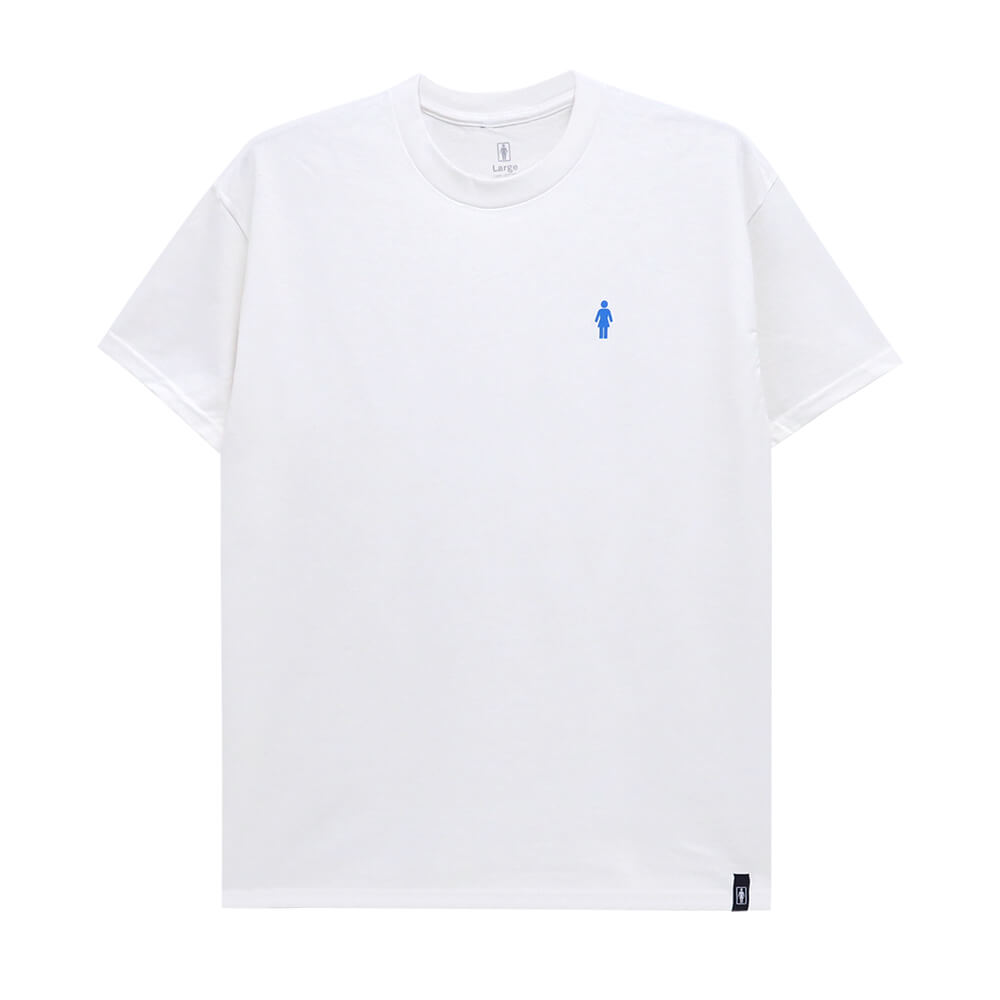 GIRL T-SHIRT ガール Tシャツ MICRO OG WHITE スケートボード スケボー