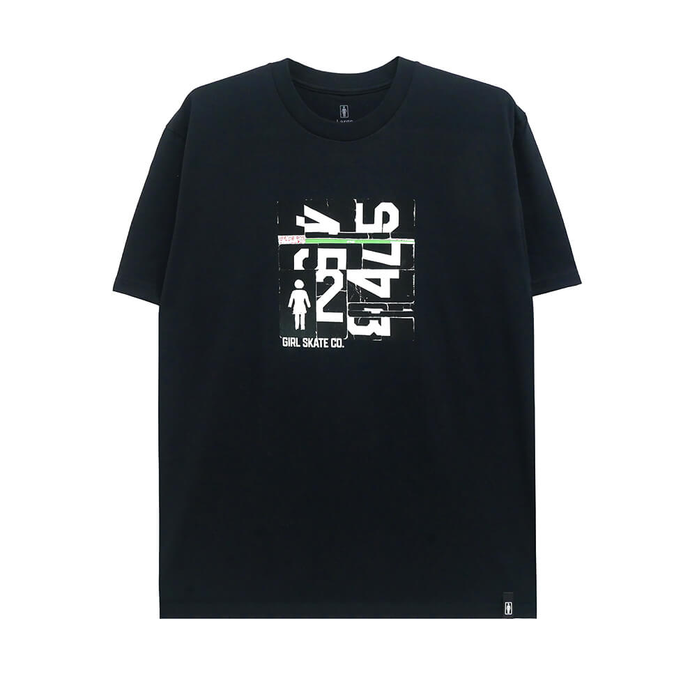 Rakuten - GIRL T-SHIRT ガール Tシャツ PUZZLE BLACK スケートボード スケボー