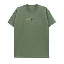 GIRL T-SHIRT ガール Tシャツ SERIF MILITARY GREEN スケートボード スケボー