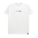 GIRL T-SHIRT ガール Tシャツ SERIF WHITE スケートボード スケボー