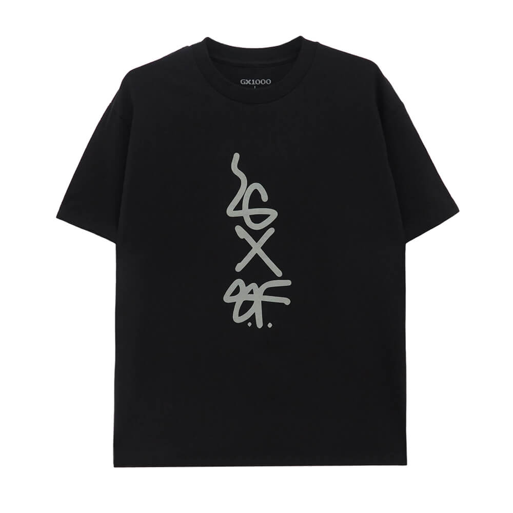 GX1000 T-SHIRT ジーエックス1000 Tシャツ ETCH BLACK スケートボード スケボー