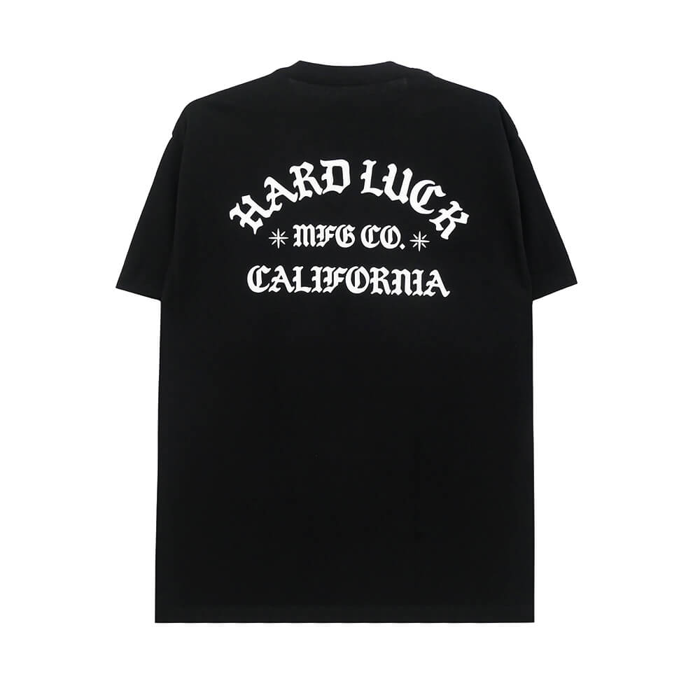 Rakuten - HARD LUCK T-SHIRT ハードラック Tシャツ CALIFAS BLACK スケートボード スケボー