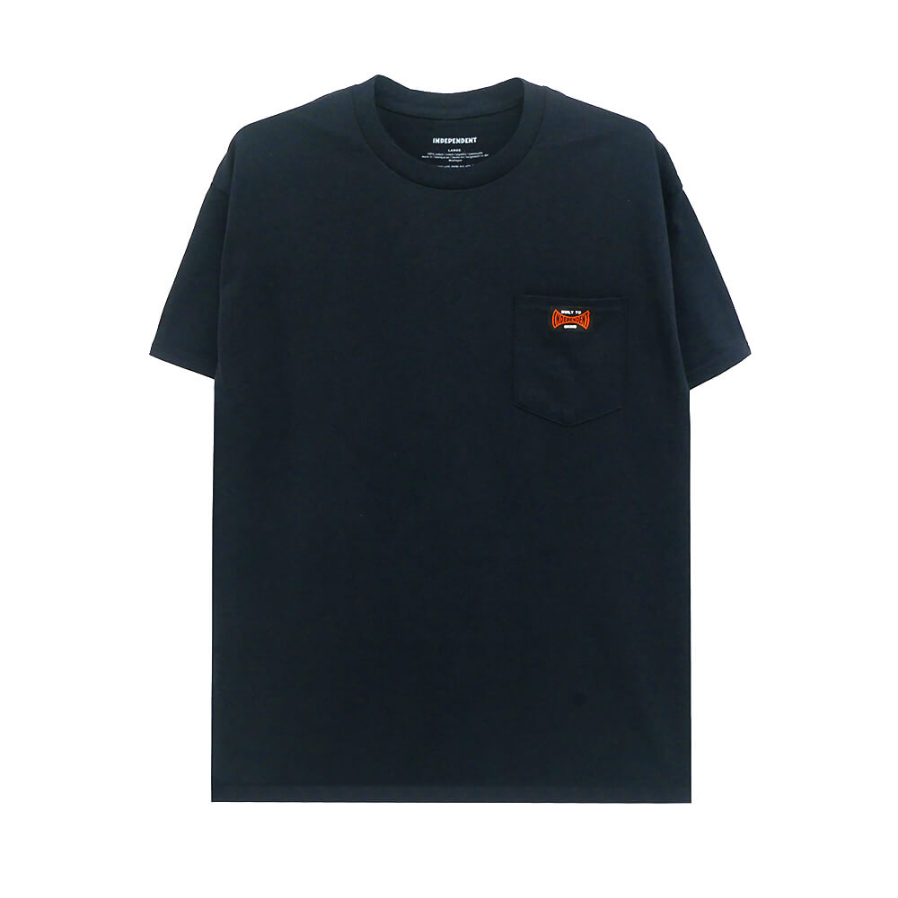 Rakuten - INDEPENDENT T-SHIRT インディペンデント Tシャツ BUILT TO GRIND POCKET BLACK スケートボード スケボー
