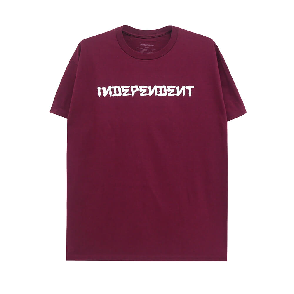 樂天商城 - INDEPENDENT T-SHIRT インディペンデント Tシャツ DRESSEN BAR MAROON スケートボード スケボー