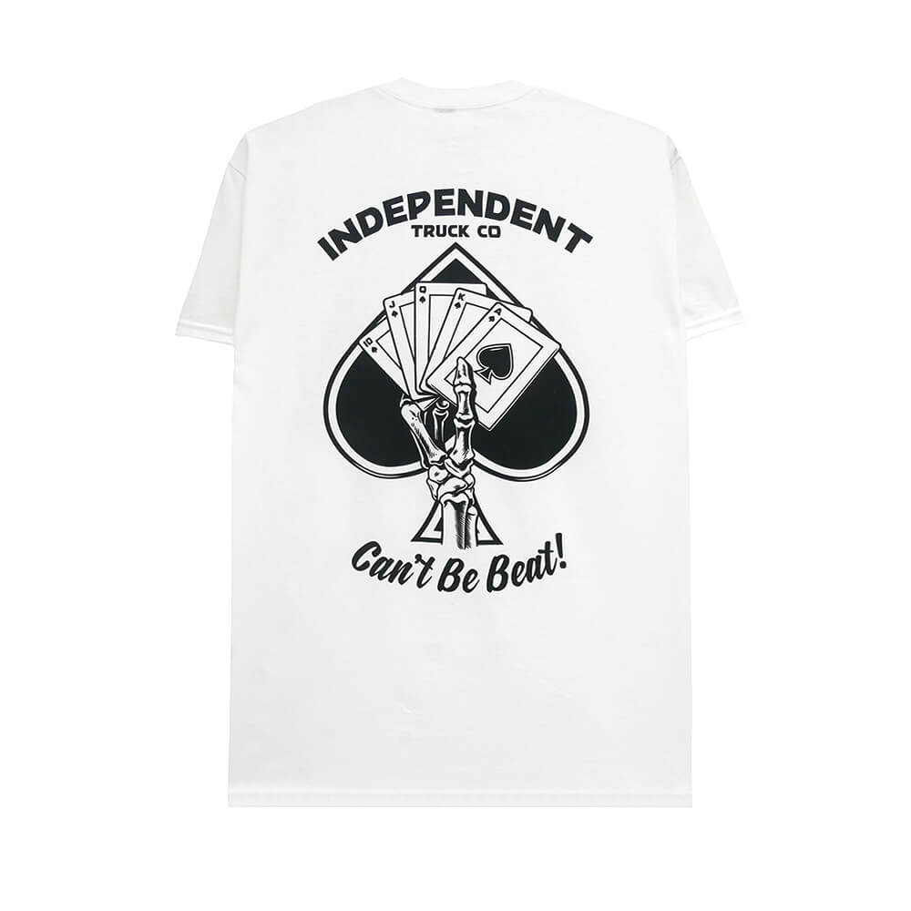 Rakuten - INDEPENDENT T-SHIRT インディペンデント Tシャツ ROYAL FLUSH WHITE スケートボード スケボー