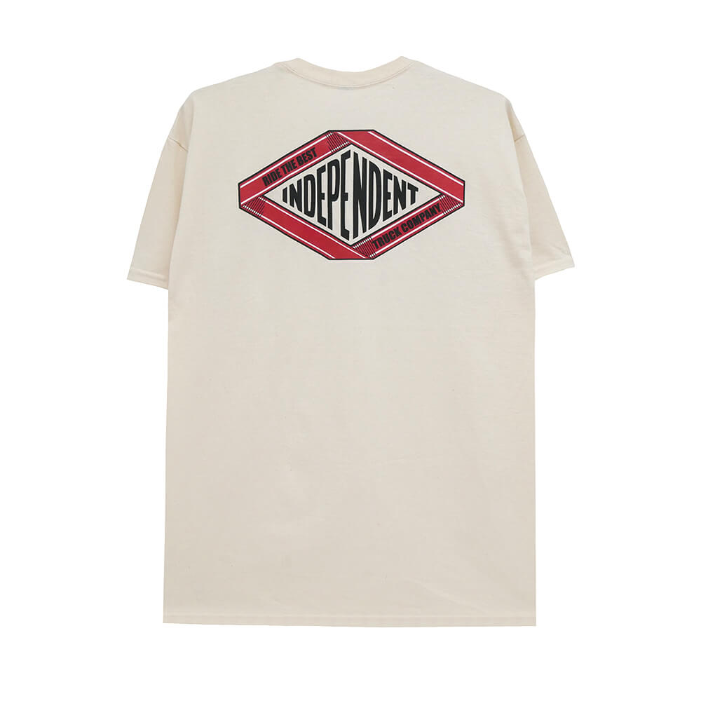 樂天商城 - INDEPENDENT T-SHIRT インディペンデント Tシャツ SCROLL 2 NATURAL スケートボード スケボー