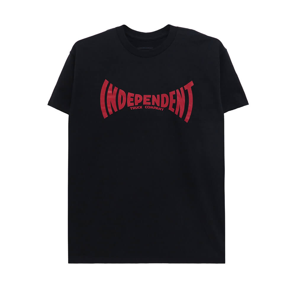 樂天商城 - INDEPENDENT T-SHIRT インディペンデント Tシャツ SPAN BLACK スケートボード スケボー