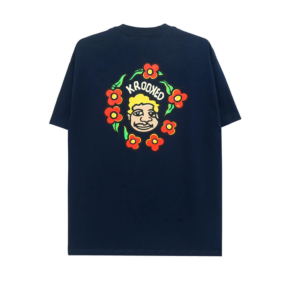 Rakuten - KROOKED T-SHIRT クルキッド Tシャツ KROOKED MG NAVY スケートボード スケボー