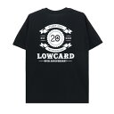 LOWCARD T-SHIRT ローカード Tシャツ 20TH ANNIVERSARY BLACK スケートボード スケボー