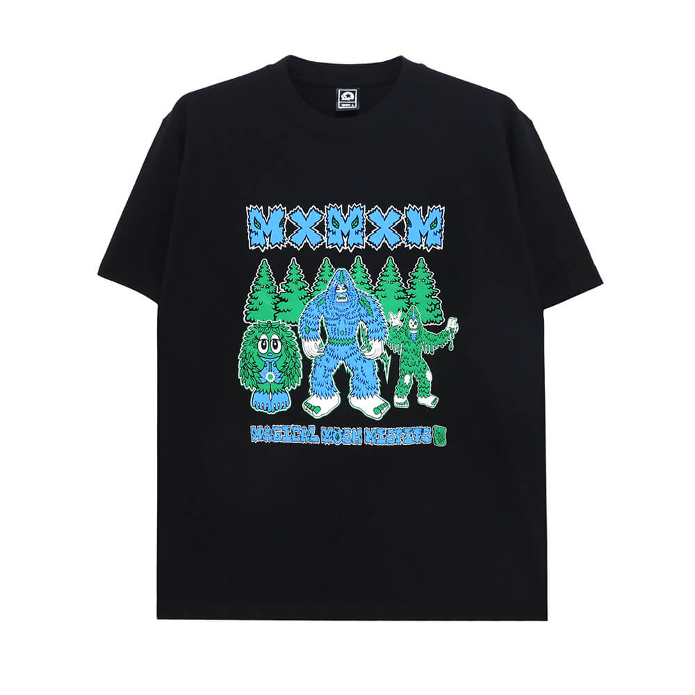 Rakuten - MAGICAL MOSH MISFITS T-SHIRT マジカルモッシュミスフィッツ Tシャツ MAGICAL MOSH BIGFOOT BLACK/BLUE スケートボード スケボー