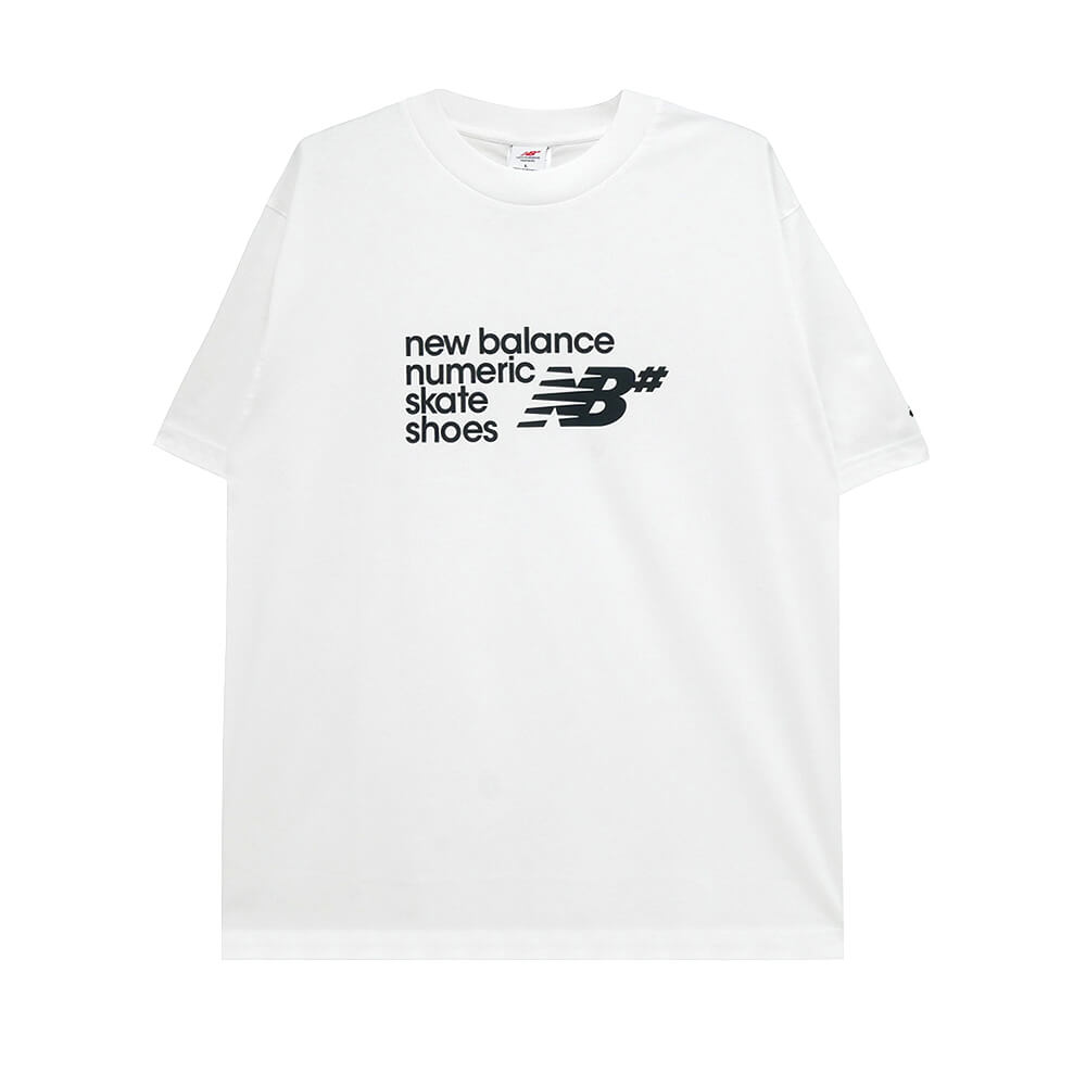 Rakuten - NEW BALANCE NUMERIC T-SHIRT ニューバランス ヌメリック Tシャツ STACKED GRAPHIC WHITE スケートボード スケボー