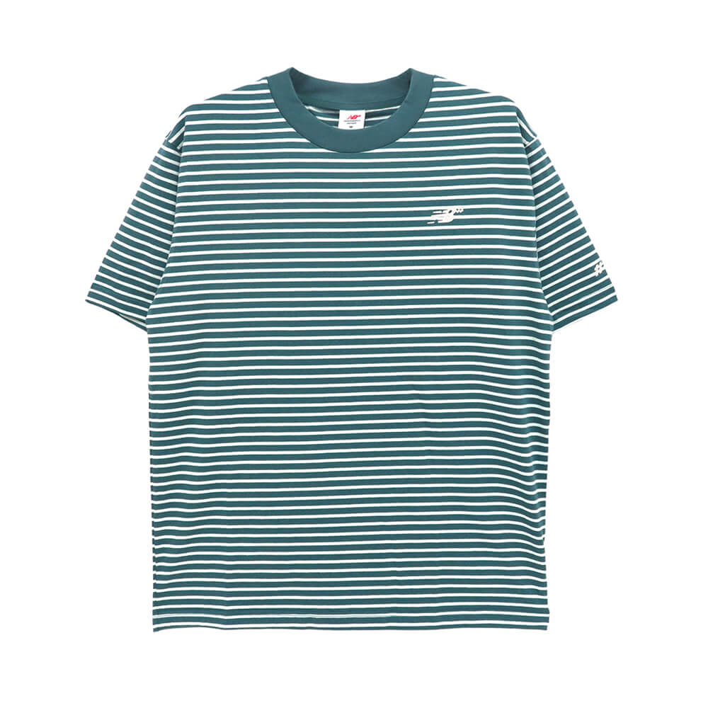 Rakuten - NEW BALANCE NUMERIC T-SHIRT ニューバランス ヌメリック Tシャツ STRIPE SPRUCE スケートボード スケボー