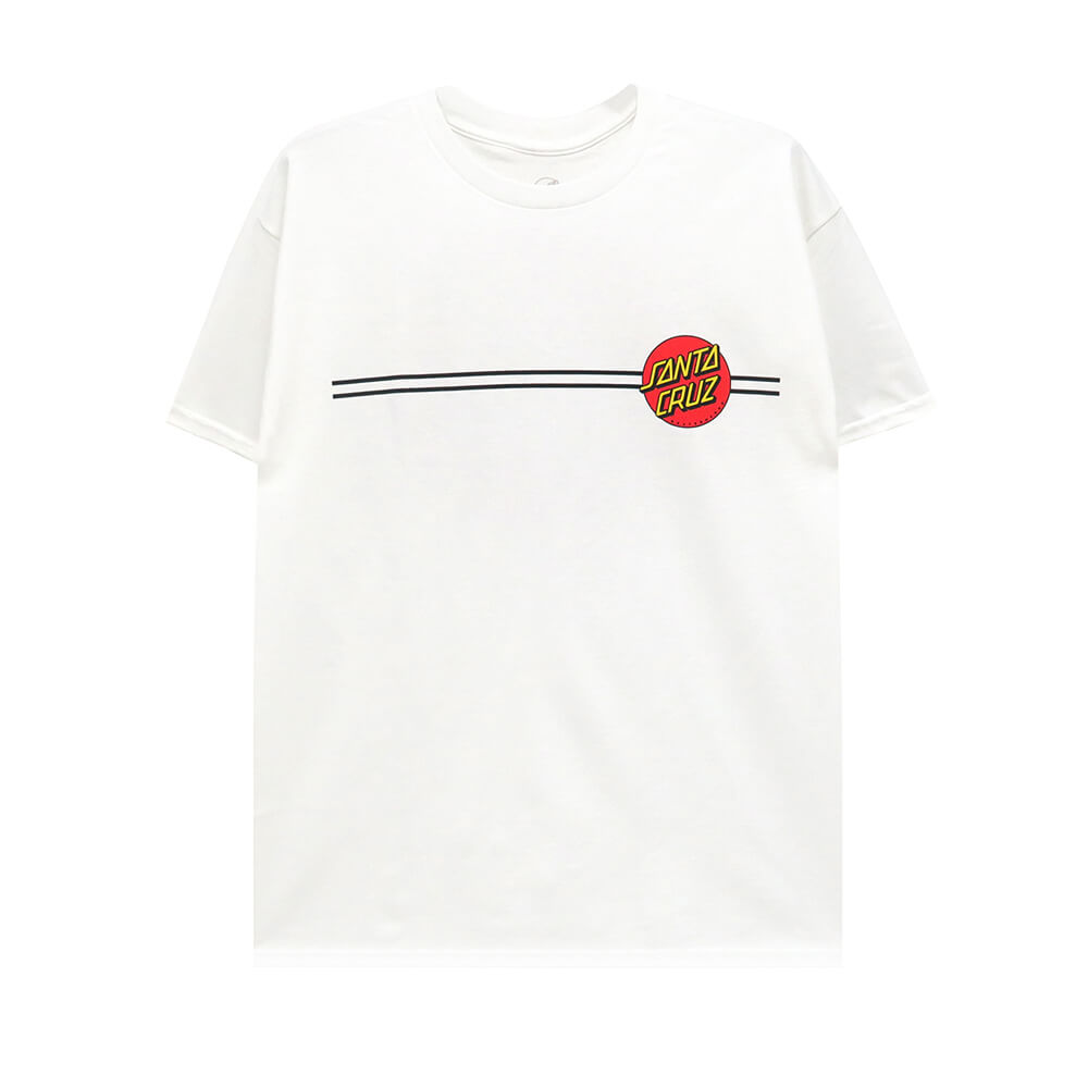 樂天商城 - SANTA CRUZ T-SHIRT サンタクルーズ Tシャツ CLASSIC DOT WHITE スケートボード スケボー