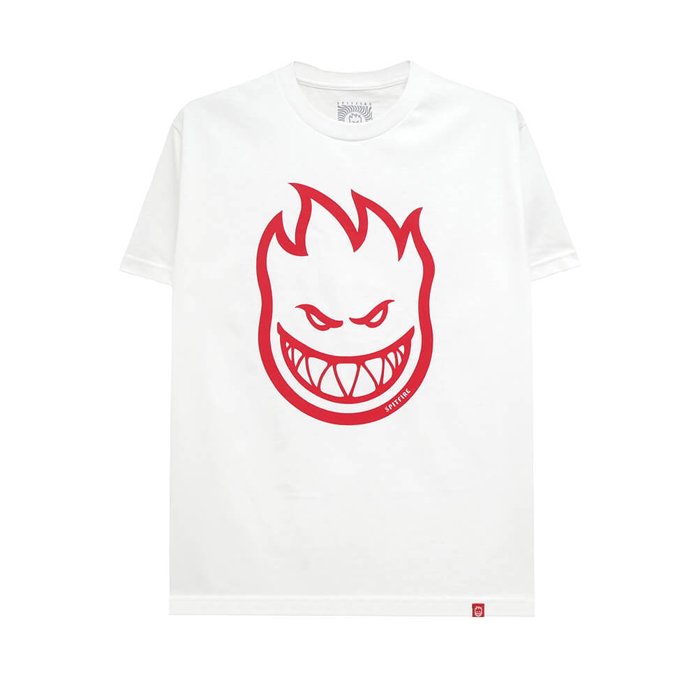 樂天商城 - SPITFIRE T-SHIRT スピットファイヤー Tシャツ BIGHEAD WHTE/RED スケートボード スケボー