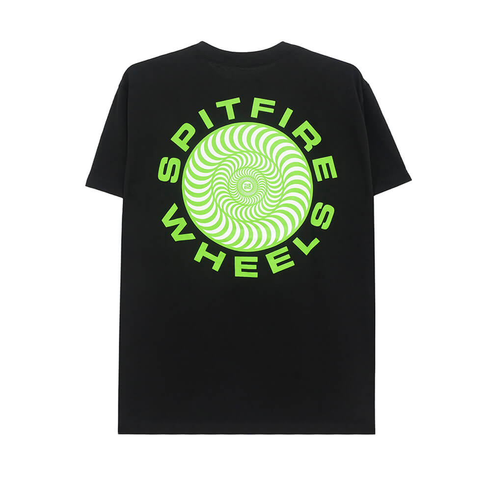 Rakuten - SPITFIRE T-SHIRT スピットファイヤー Tシャツ CLASSIC 87 SWIRL FILL BLACK/GREEN スケートボード スケボー