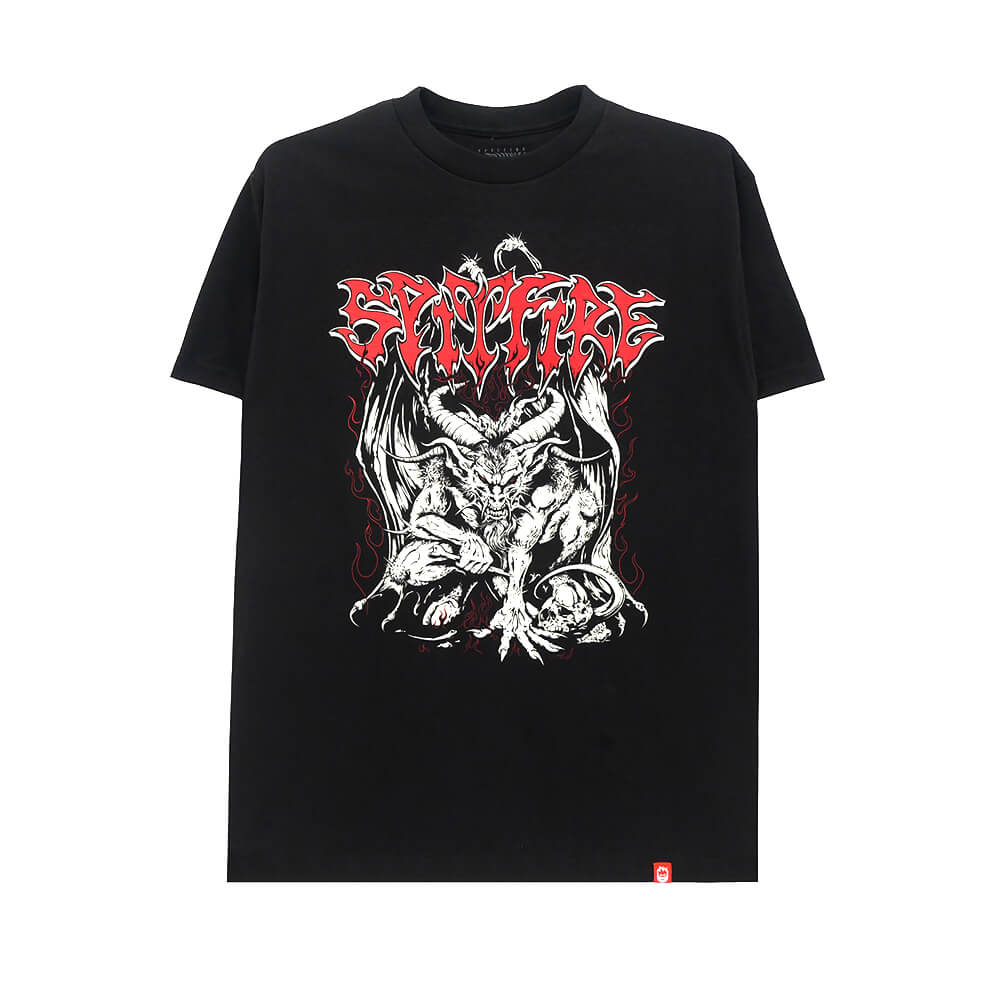 Rakuten - SPITFIRE T-SHIRT スピットファイヤー Tシャツ DEMON BLACK スケートボード スケボー