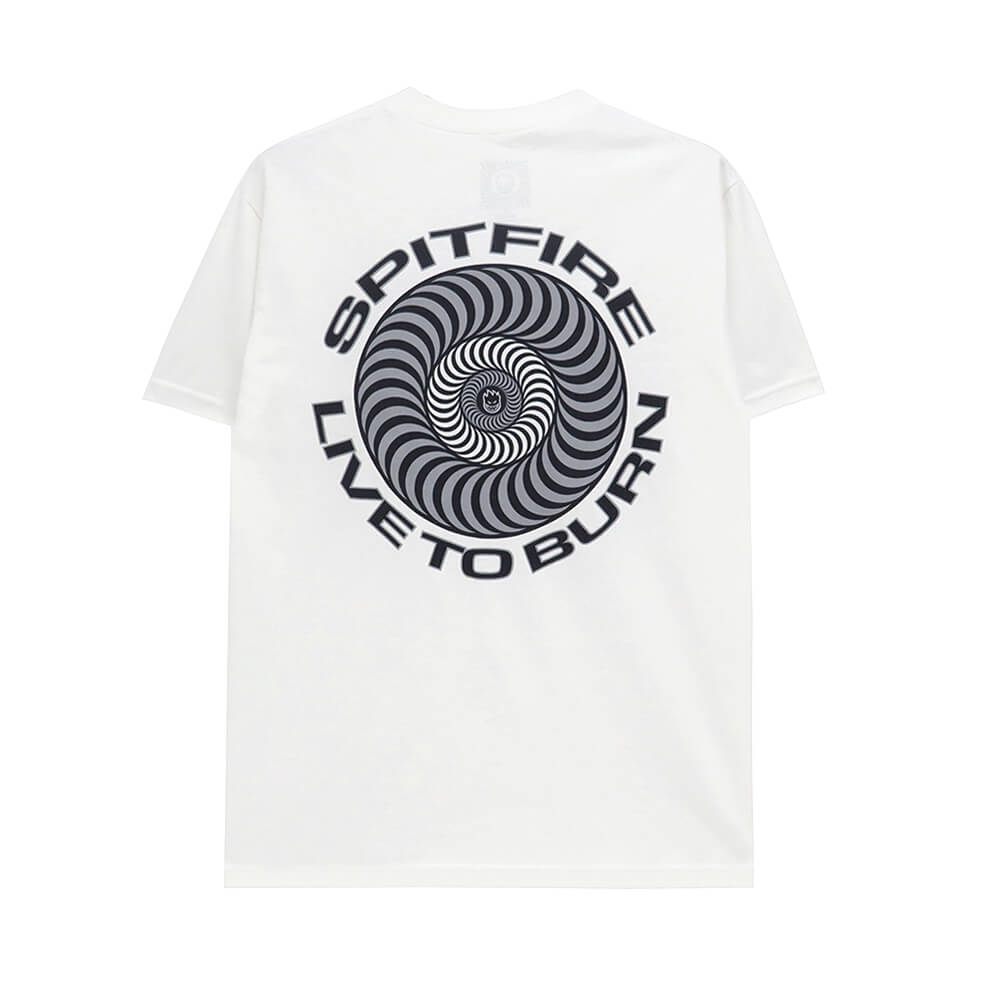 Rakuten - SPITFIRE T-SHIRT スピットファイヤー Tシャツ LIVE TO BURN CLASSIC WHITE スケートボード スケボー
