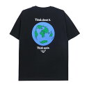 STRAWBERRY HILL PHILOSOPHY CLUB T-SHIRT ストロベリーヒル フィロソフィークラブ Tシャツ THINK ABOUT IT BLACK スケートボード スケボー