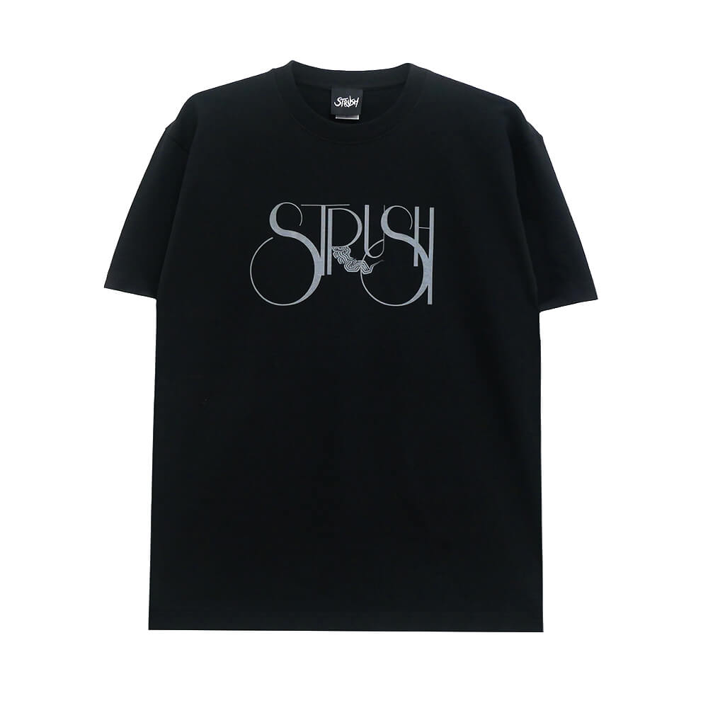 Rakuten - STRUSH T-SHIRT ストラッシュ Tシャツ SMOKE LOGO BLACK スケートボード スケボー