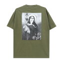 THEORIES T-SHIRT セオリーズ Tシャツ NEW RELIGION HD OLIVE スケートボード スケボー