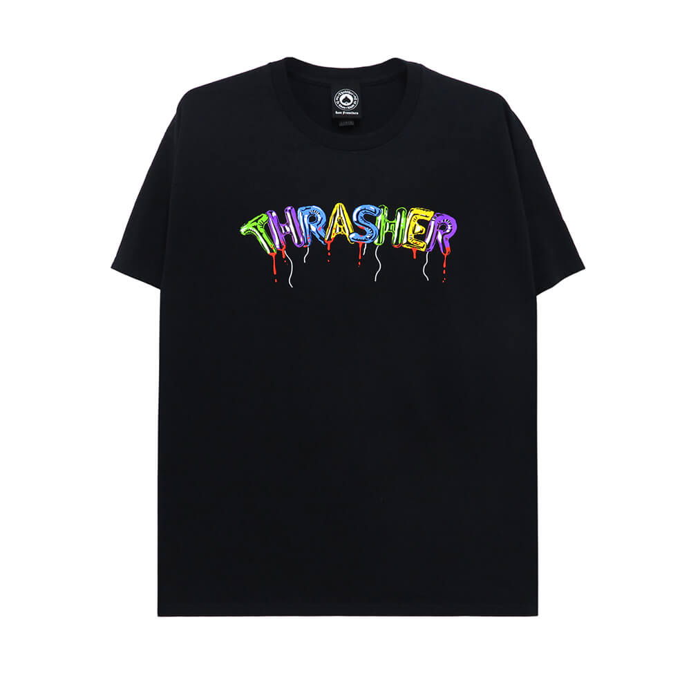 Rakuten - THRASHER T-SHIRT スラッシャー Tシャツ BALLOONS BLACK（US企画） スケートボード スケボー