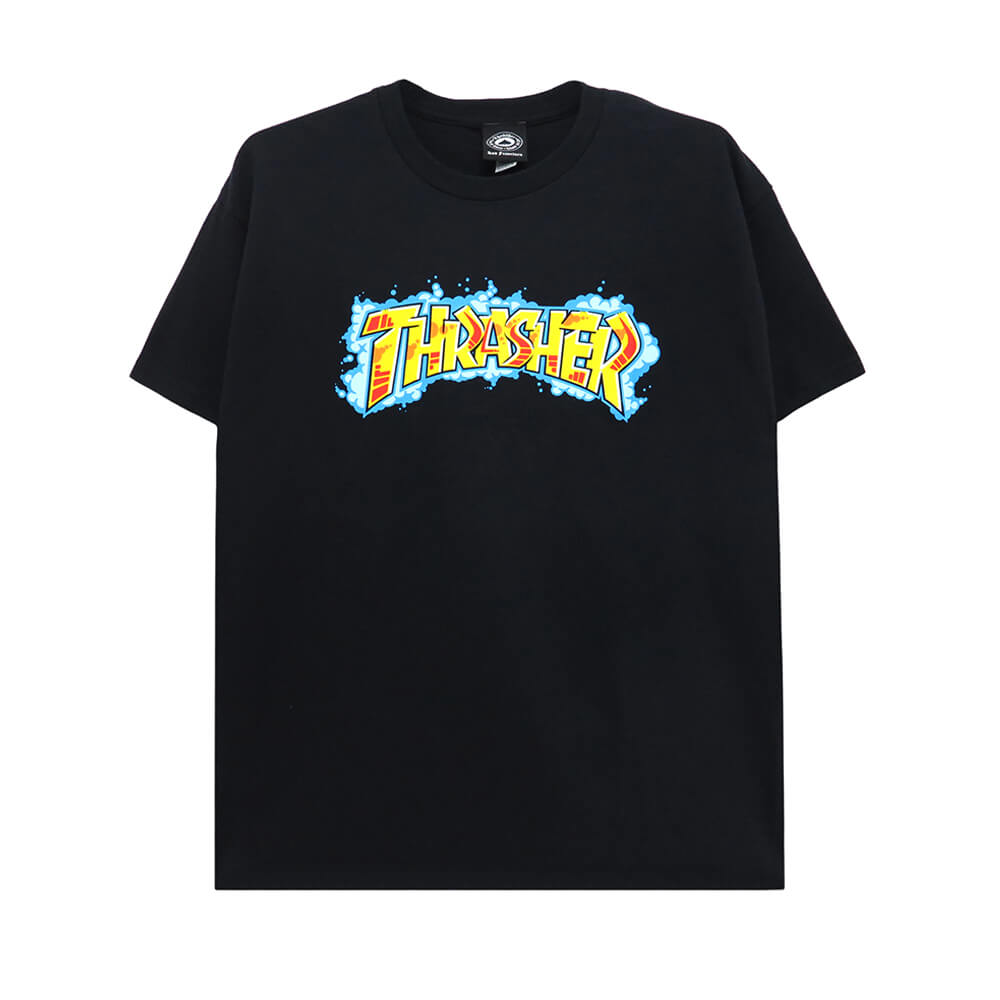 Rakuten - THRASHER T-SHIRT スラッシャー Tシャツ GRAFFS BLACK（US企画） スケートボード スケボー