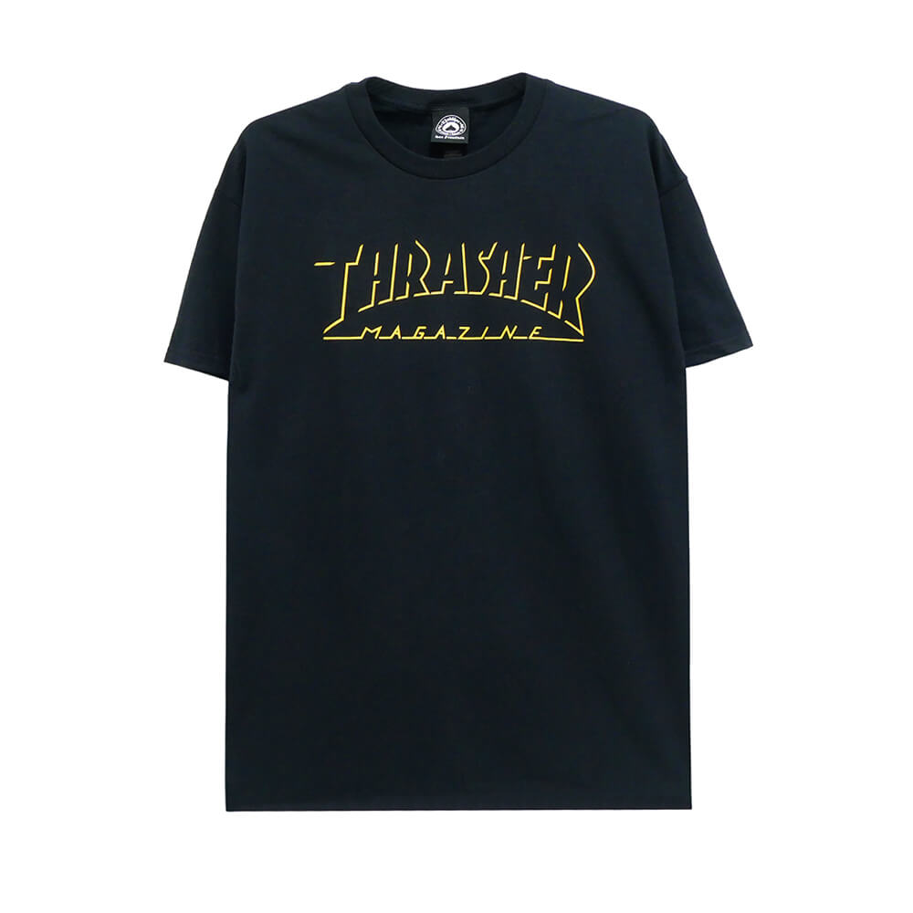 樂天商城 - THRASHER T-SHIRT スラッシャー Tシャツ SHADOW MAG LOGO BLACK（US企画） スケートボード スケボー