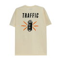 TRAFFIC T-SHIRT トラフィック Tシャツ CAUTION CREAM スケートボード スケボー
