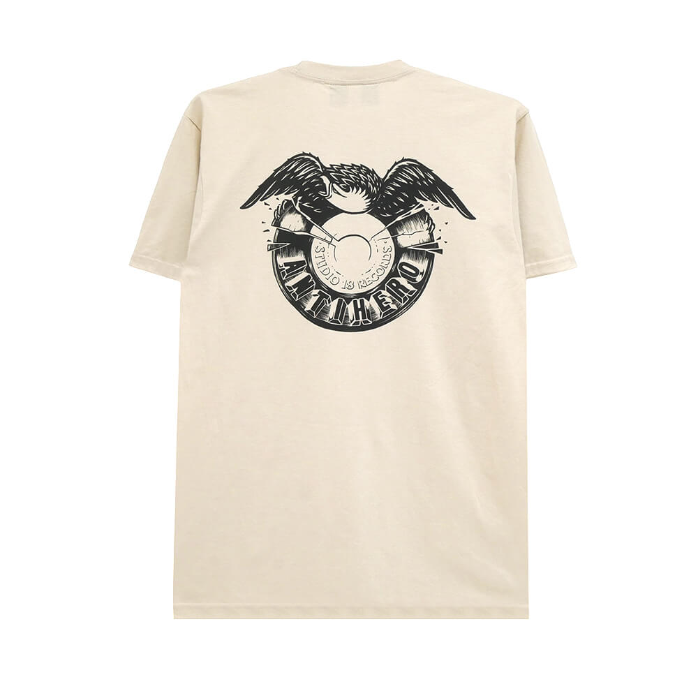 Rakuten - ANTIHERO T-SHIRT アンチヒーロー Tシャツ STUDIO 18 RING SPUN BONE スケートボード スケボー