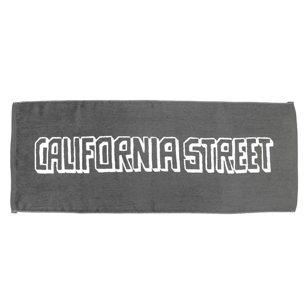 CALIFORNIA STREET TOWEL カリフォルニアストリート タオル ESOW BLOCK LOGO GREY スケートボード スケ..