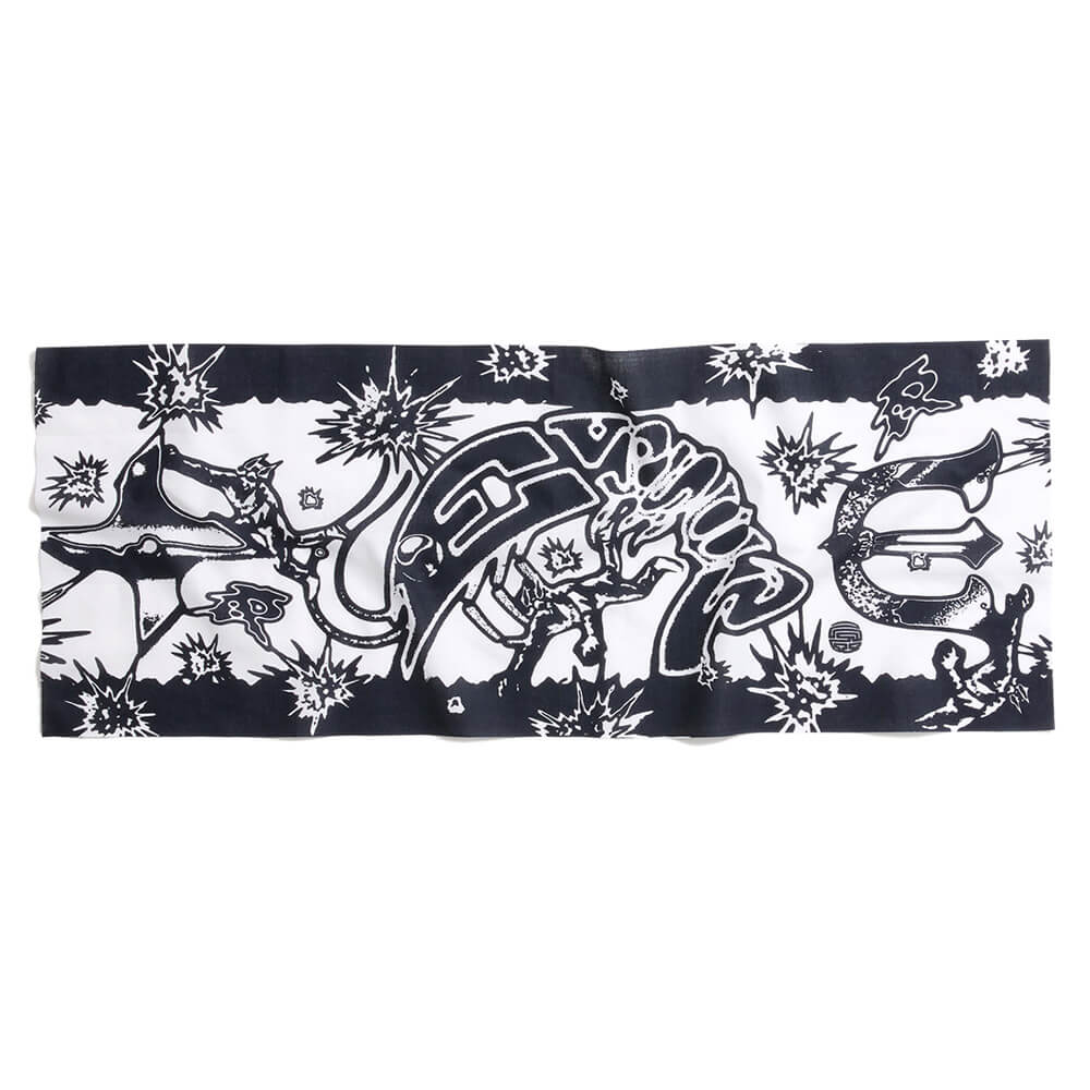 EVISEN TENUGUI エビセン 手ぬぐい SHRIMP LOGO TENUGUI WHITE スケートボード スケボー