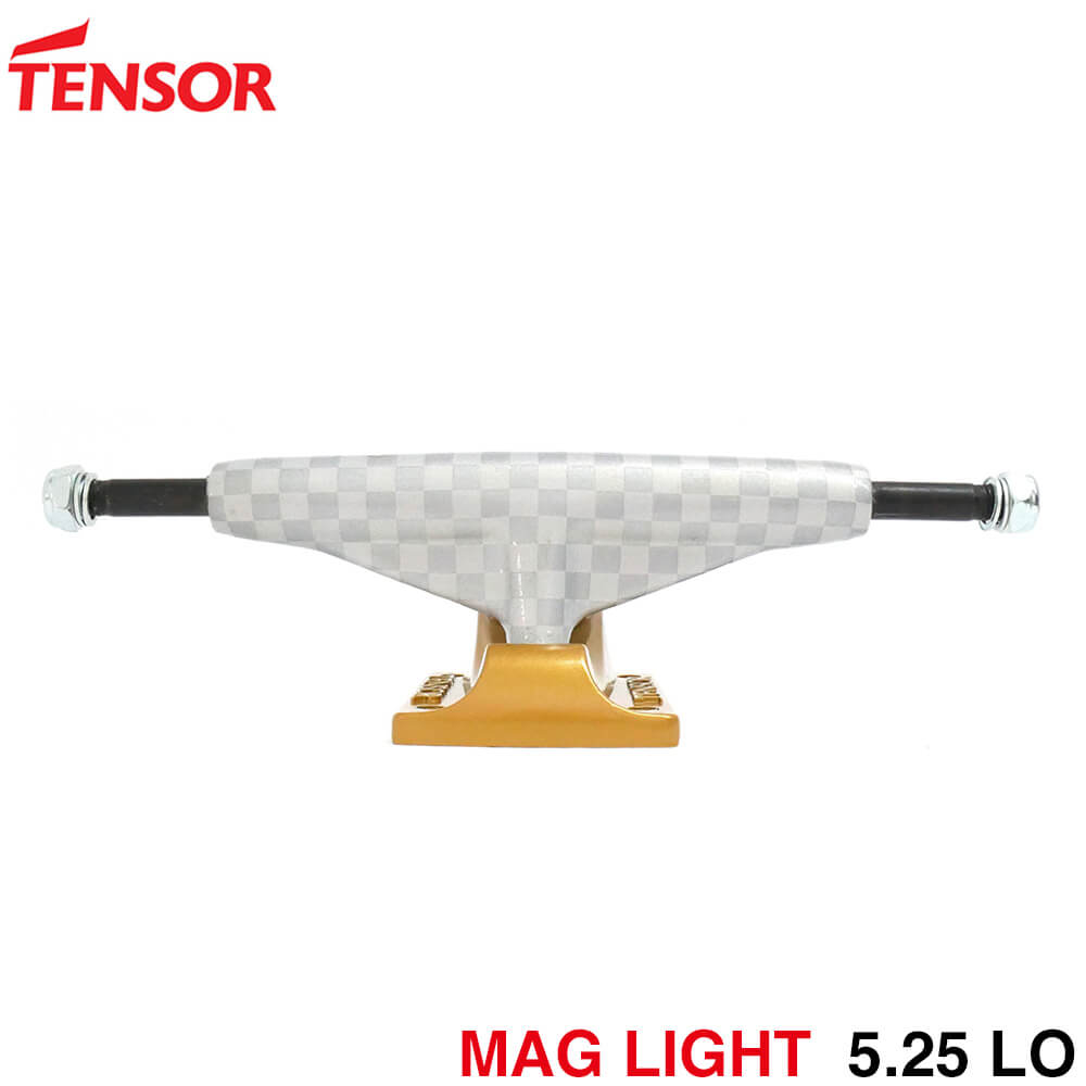 TENSOR TRUCK テンサー トラック MAG LIGHT RODNEY MULLEN SLICKS 5.25 LO シルバー/ゴールド スケートボード スケボー