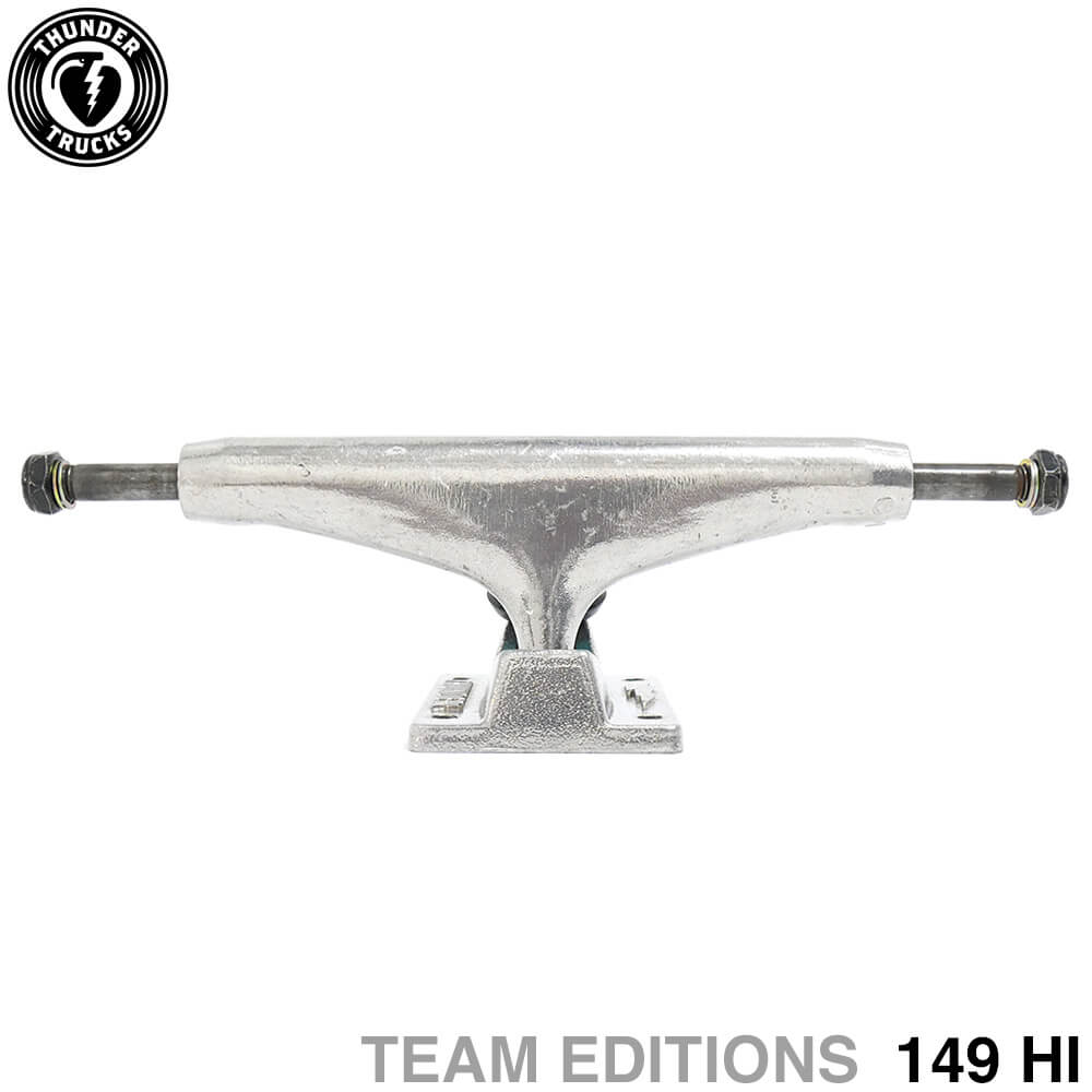 THUNDER TRUCK サンダー トラック TEAM EDITIONS 149 HI シルバー スケートボード スケボー