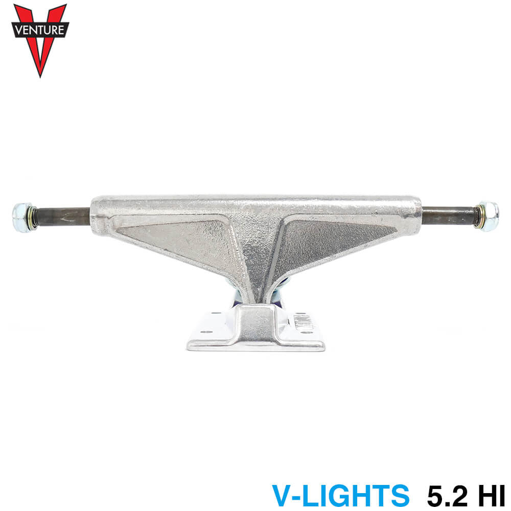 YOCAHER 5.0 POLISHED SILVER/BLUE TRUCK/トラック スケボーSK8 SKATEBOARD スケートボードトラック [返品、交換及びキャンセル不可]