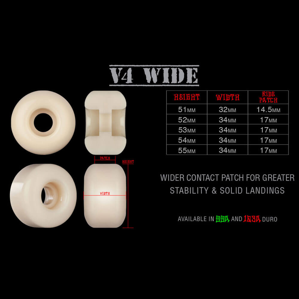 BONES WHEEL ボーンズ ウィール STF 103A V4（WIDE）55mm スケートボード スケボー