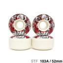 BONES WHEEL ボーンズ ウィール STF V1(STANDARD)103A PEG-LEG-ASUS 52mm スケートボード スケボー