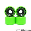 BONES WHEEL ボーンズ ソフトウィール(クルーザー) ATF ROUGH RIDERS ETERNAL FLAME(80A)緑 56mm スケートボー...