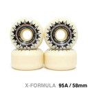 BONES WHEEL ボーンズ ウィール X-FORMULA V5(SIDECUT)95A STREET CLEATS 58mm スケートボード スケボー