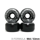 BONES WHEEL ボーンズ ウィール X-FORMULA V5(SIDECUT)99A DARK WATERS 黒 53mm スケートボード スケボー