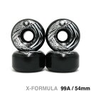 BONES WHEEL ボーンズ ウィール X-FORMULA V5(SIDECUT)99A DARK WATERS 黒 54mm スケートボード スケボー