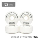 CALIFORNIA STREET WHEEL カリフォルニアストリート ウィール STREET STANDARD(99A)52mm スケートボード スケボー