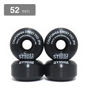 CALIFORNIA STREET WHEEL カリフォルニアストリート ウィール STREET STANDARD 黒 52mm スケートボード スケボー