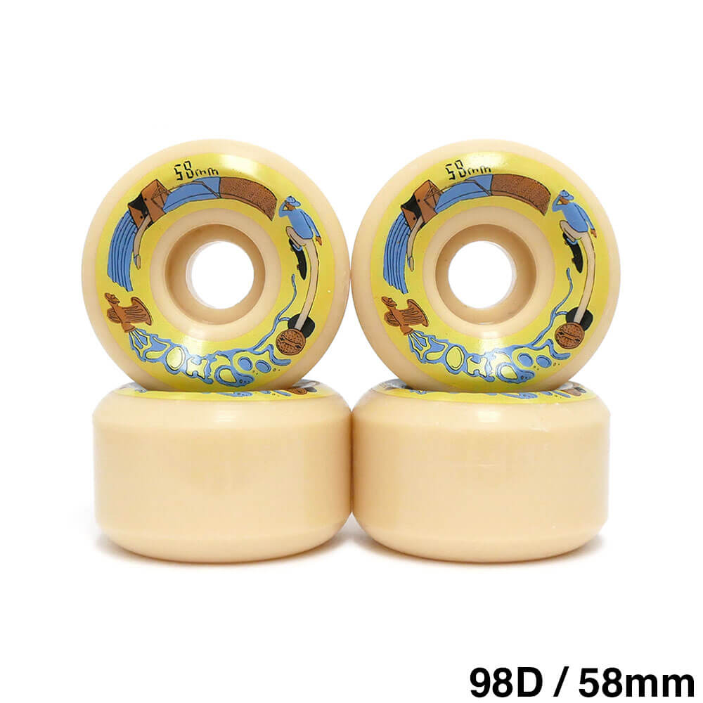 LOOP HOLE WHEEL ループホール ウィール CELLAR DWELLER SR SHAPE 98D 58mm スケートボード スケボー