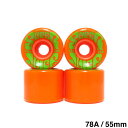OJ WHEEL オージェー ソフトウィール(クルーザー) MINI SUPER JUICE(78A)オレンジ/緑 55mm スケートボード スケボー